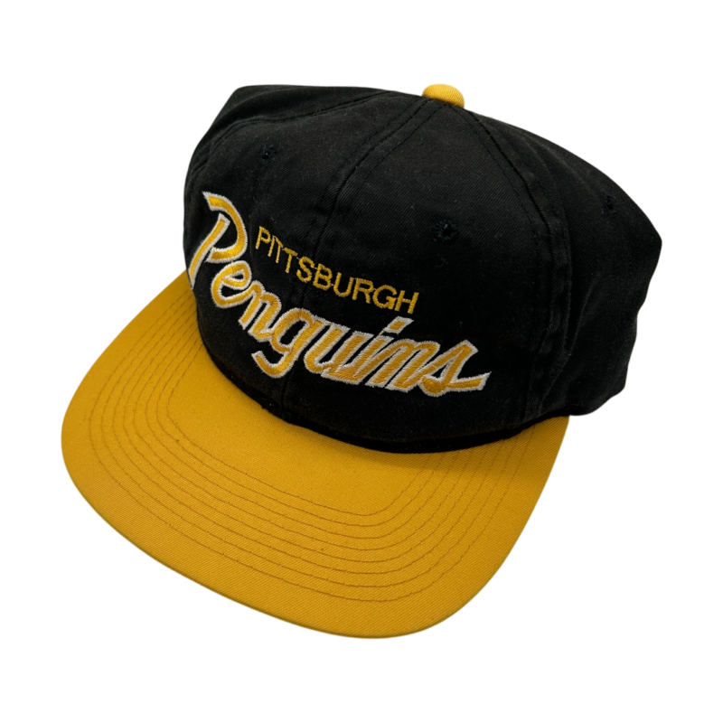 Pittsburgh Penguins Script Snapback Cap NHL - Vintage Cap Kid