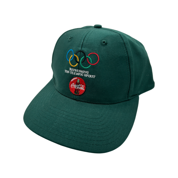 Coca Cola Olympics Cap green