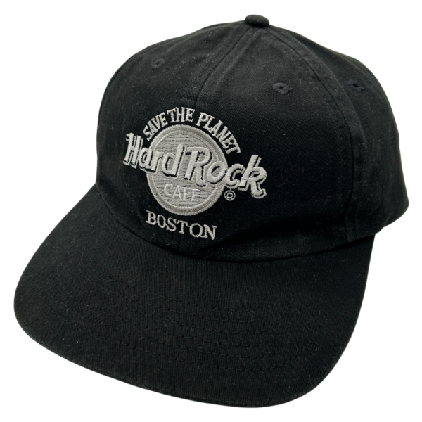 Vintage Hard Rock Cafe Boston Cap in schwarz